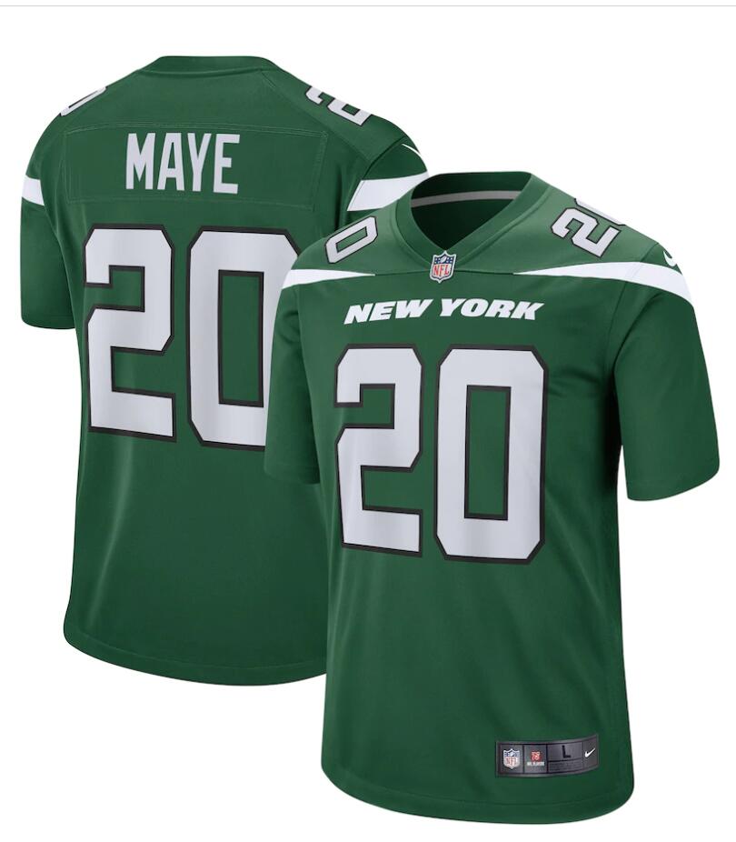 Men's New York Jets #20 Marcus Maye Nike Gotham Green Vapor Limited Jersey