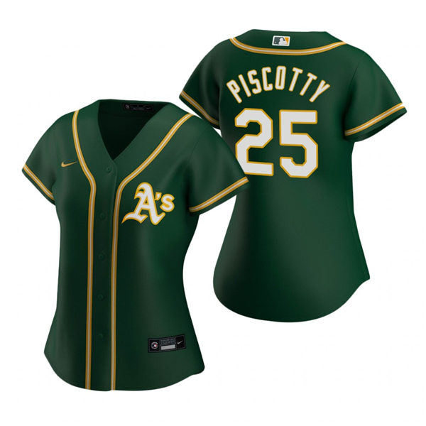 Women's Oakland Athletics #25 Stephen Piscotty Nike Green AS Alternate Jersey Women's Oakland Athletics #25 Stephen Piscotty Nike Green AS Alternate Jersey