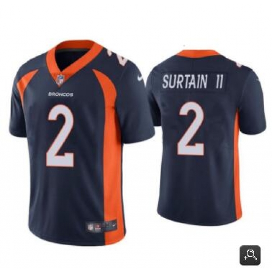 Women's Denver Broncos #2 Patrick Surtain II Nike Navy Jersey