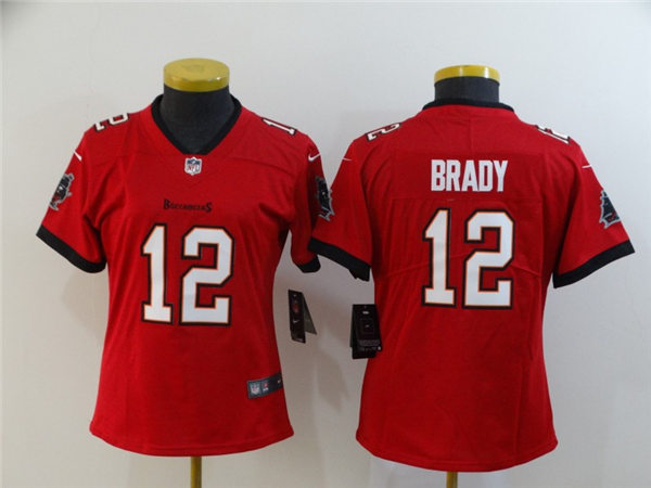 Women's Tampa Bay Buccaneers #12 Tom Brady Nike Red Jersey