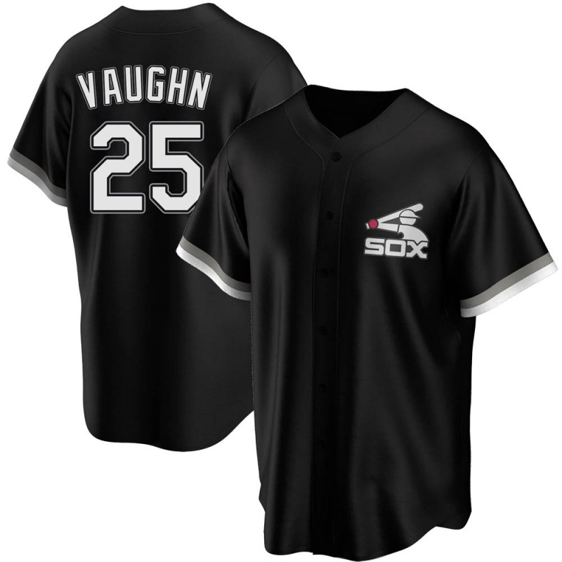 Men's Chicago White Sox #25 Vaughn Southside Nike Black Retro Game Jersey