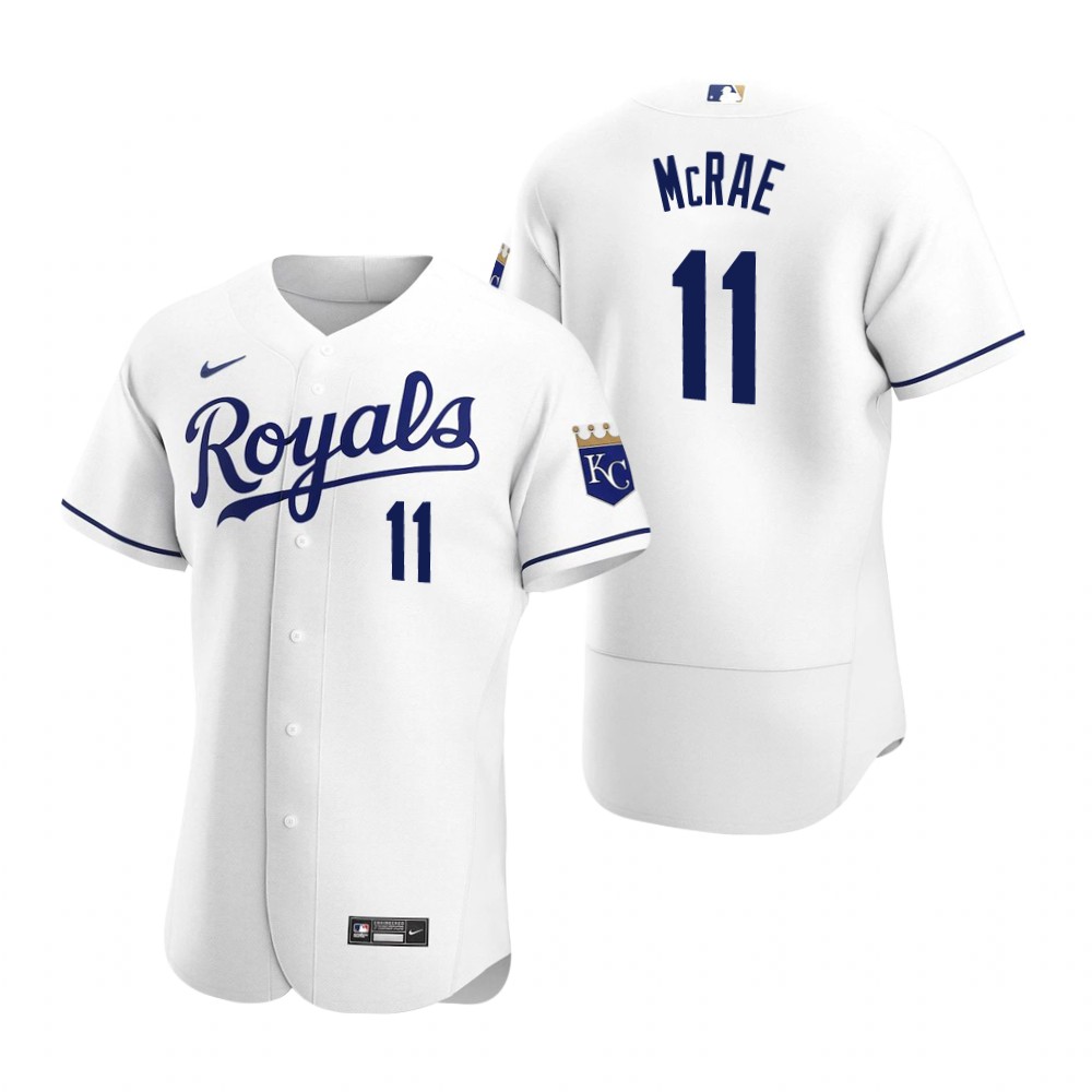 Men's Kansas City Royals Retired Player #11 Hal McRae Stitched Nike White FlexBase Jersey Men's Kansas City Royals Retired Player #11 Hal McRae Stitched Nike White FlexBase Jersey