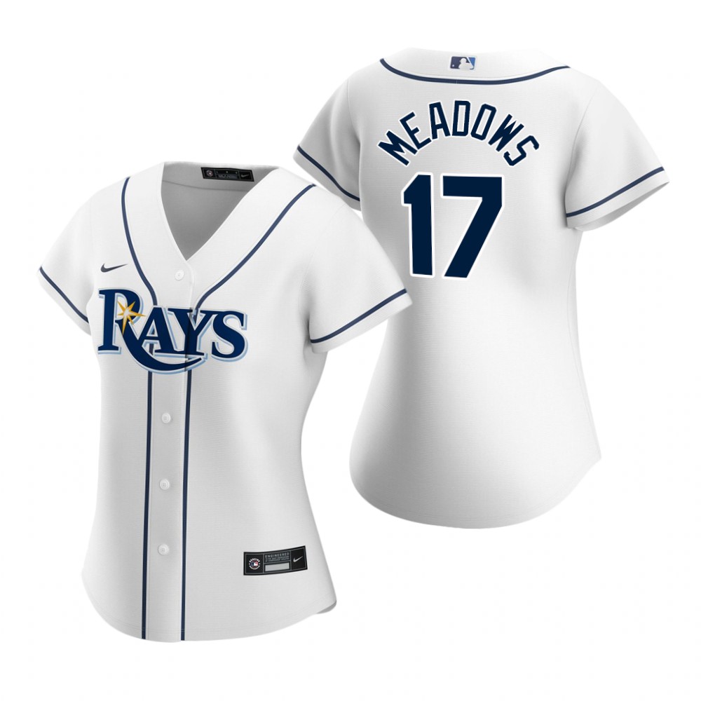 Women's Tampa Bay Rays Austin Meadows Nike White Home Jersey