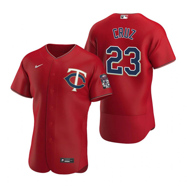 Mens Minnesota Twins #23 Nelson Cruz Nike Red Alternate FlexBase Jersey Mens Minnesota Twins #23 Nelson Cruz Nike Red Alternate FlexBase Jersey