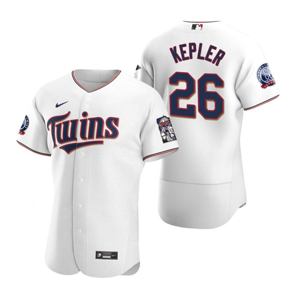 Mens Minnesota Twins #26 Max Kepler Nike Home White Flex Base Jersey Mens Minnesota Twins #26 Max Kepler Nike Home White Flex Base Jersey