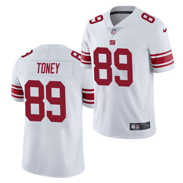 Mens New York Giants #89 Kadarius Toney Nike White Vapor Untouchable Limited Jersey