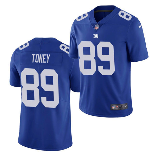 Mens New York Giants #89 Kadarius Toney Nike Royal Team Color Vapor Untouchable Limited Jersey