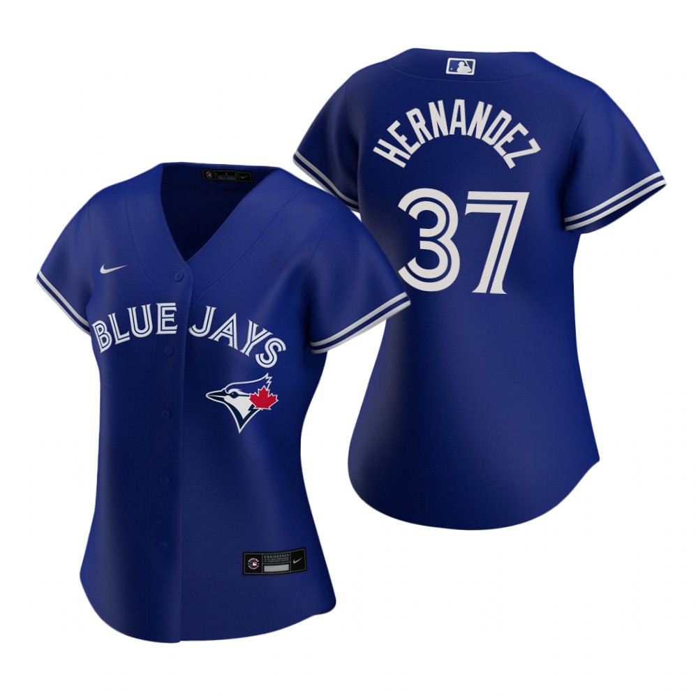 Womens Toronto Blue #37 Teoscar Hernandez Nike Royal Cool Base Jersey Womens Toronto Blue #37 Teoscar Hernandez Nike Royal Cool Base Jersey