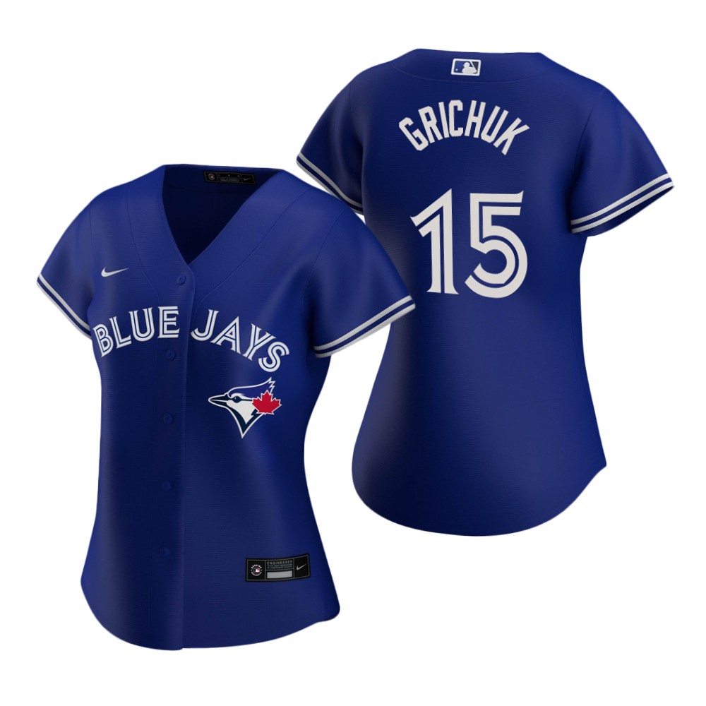 Womens Toronto Blue #15 Randal Grichuk Nike Royal Cool Base Jersey