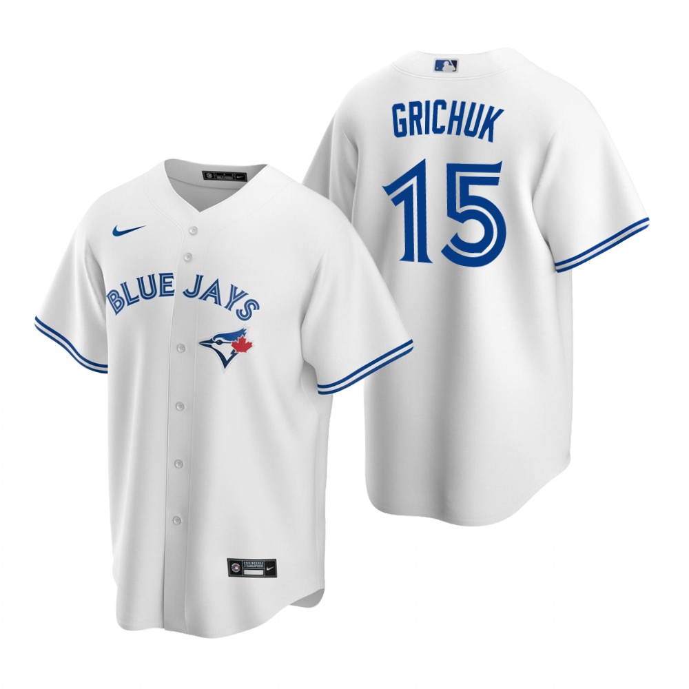 Womens Toronto Blue #15 Randal Grichuk Nike White Home Jersey
