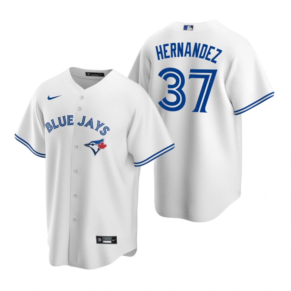 Womens Toronto Blue #37 Teoscar Hernandez Nike White Home Cool Base Jersey Womens Toronto Blue #37 Teoscar Hernandez Nike White Home Cool Base Jersey