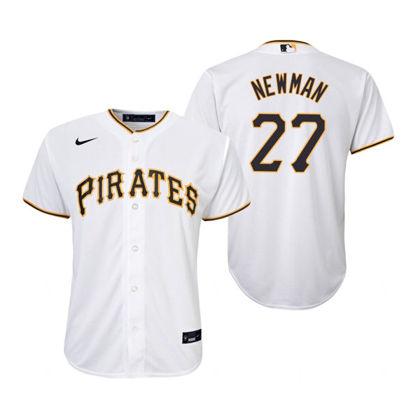 Youth Pittsburgh Pirates #27 Kevin Newman Nike White Home Jersey Youth Pittsburgh Pirates #27 Kevin Newman Nike White Home Jersey