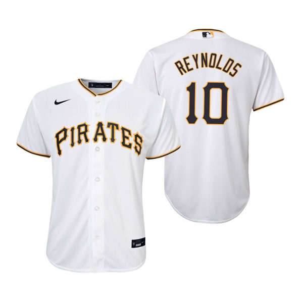 Youth Pittsburgh Pirates #10 Bryan Reynolds Nike White Home Jersey Youth Pittsburgh Pirates #10 Bryan Reynolds Nike White Home Jersey
