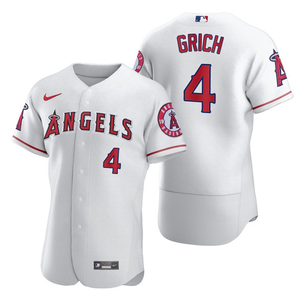 Mens Los Angeles Angels Retired Player #8 Bobby Grich Nike White Authentic Jersey Mens Los Angeles Angels Retired Player #8 Bobby Grich Nike White Authentic Jersey