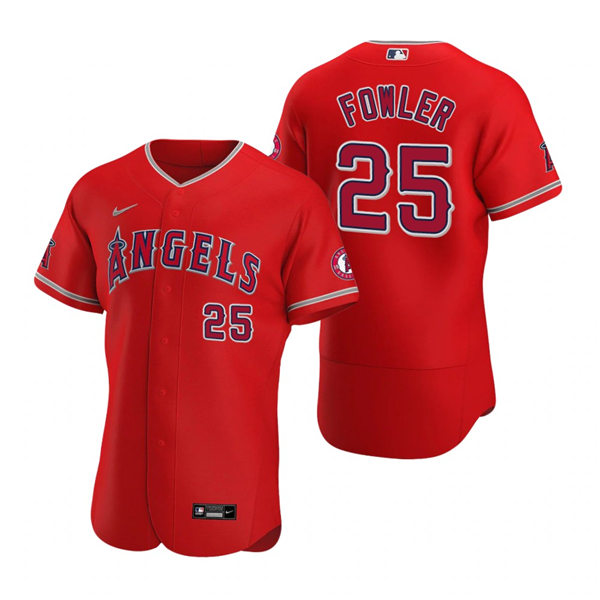 Mens Los Angeles Angels #25 Dexter Fowler Nike Red Alternate FlexBase Jersey Mens Los Angeles Angels #25 Dexter Fowler Nike Red Alternate FlexBase Jersey