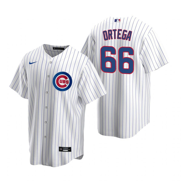 Mens Chicago Cubs #66 Rafael Ortega Nike White Cool Base Jersey