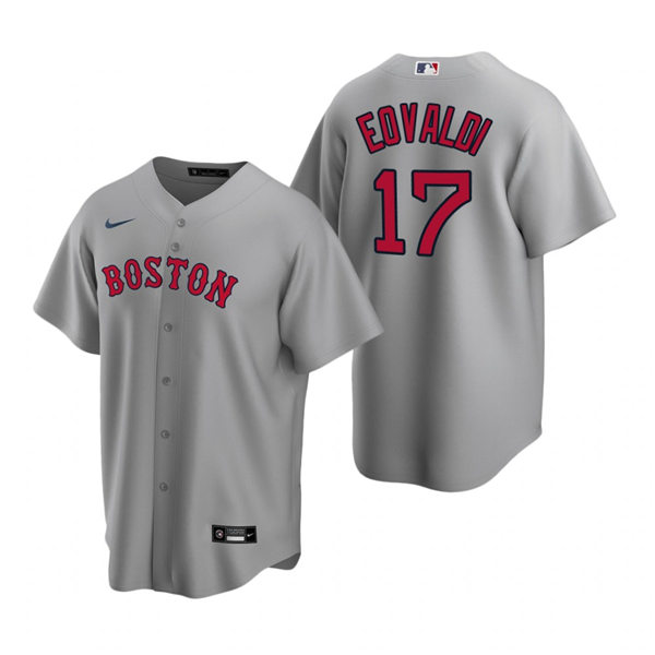 Youth Boston Red Sox #17 Nathan Eovaldi Nike Gray Road Jersey