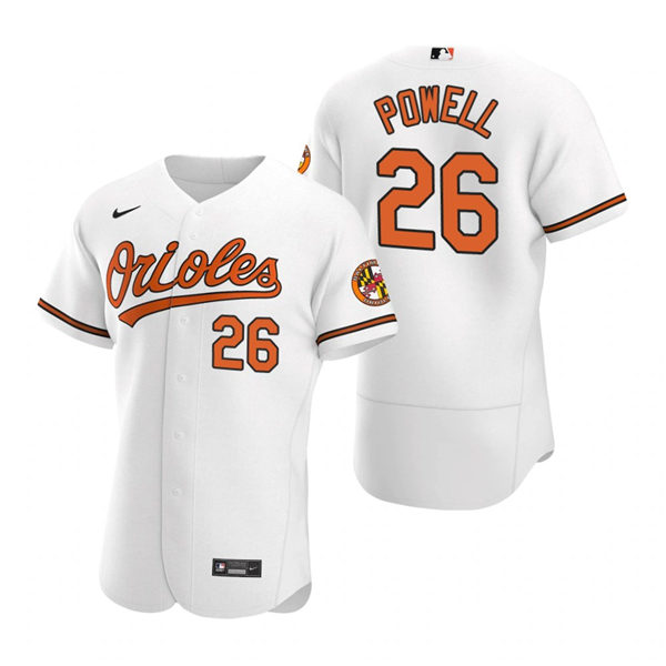 Mens Baltimore Orioles Retired Player #26 Boog Powell Nike Home White Flexbase Jersey Mens Baltimore Orioles Retired Player #26 Boog Powell Nike Home White Flexbase Jersey