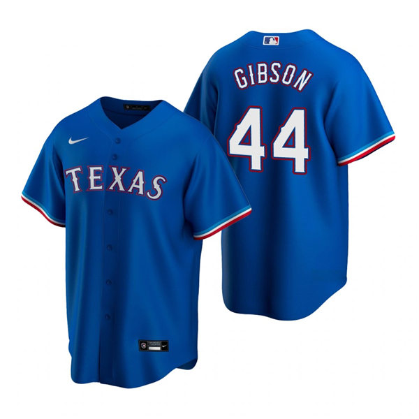 Mens Texas Rangers #44 Kyle Gibson Nike Royal Alternate CoolBase Player Jersey