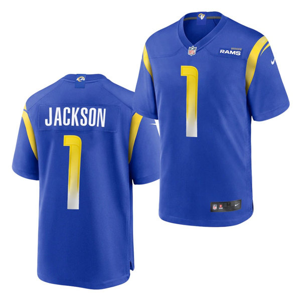Mens Los Angeles Rams #1 DeSean Jackson Nike Royal Vapor Limited Football Jersey Mens Los Angeles Rams #1 DeSean Jackson Nike Royal Vapor Limited Football Jersey