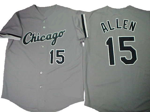 Mens Chicago White Sox Retired Player #15 Dick Allen Nike Away Grey FlexBase Jersey Mens Chicago White Sox Retired Player #15 Dick Allen Nike Away Grey FlexBase Jersey