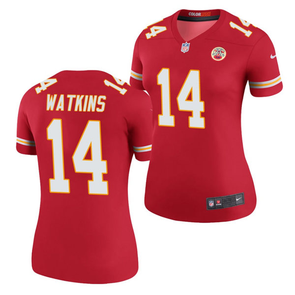 Womens Kansas City Chiefs #14 Sammy Watkins Stitched Nike Red Game Jersey