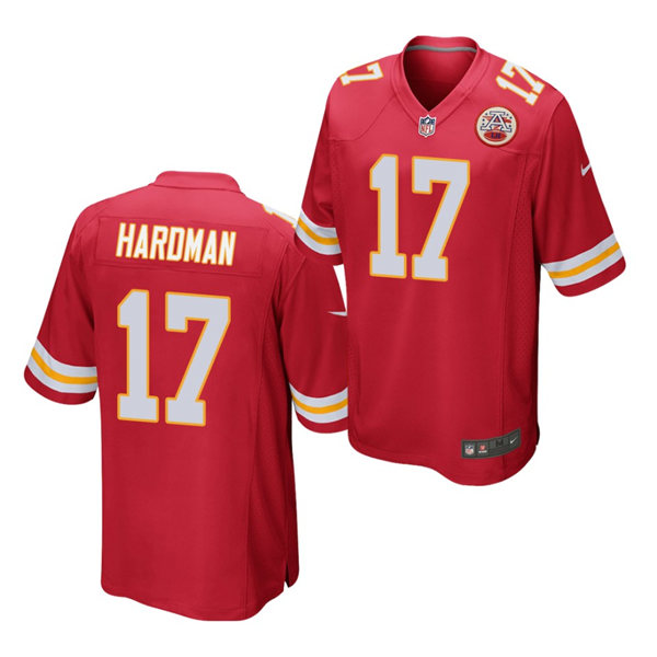 Mnes Kansas City Chiefs #17 Mecole Hardman Nike Red Vapor Limited Jersey