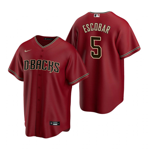 Youth Arizona Diamondbacks #5 Eduardo Escobar Nike Crimson Alternate Cool Base Jersey Youth Arizona Diamondbacks #5 Eduardo Escobar Nike Crimson Alternate Cool Base Jersey