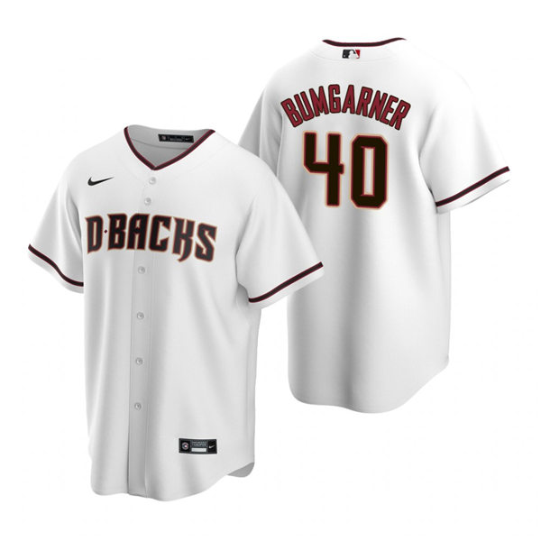 Youth Arizona Diamondbacks #40 Madison Bumgarner Nike Home White Jersey