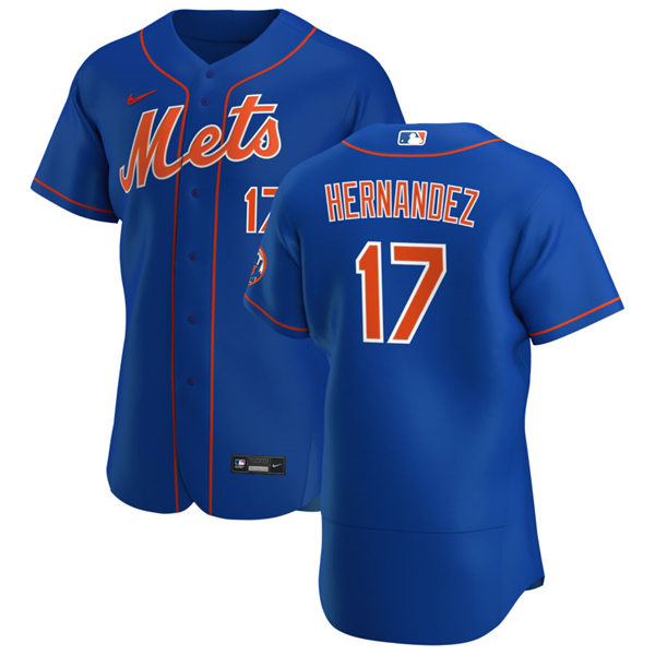 Mens New York Mets Retired Player #17 Keith Hernandez Stitched Nike Royal Orange FlexBase Jersey