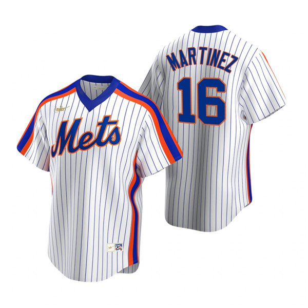 Mens New York Mets #16 Jose Martinez Nike White Home Cooperstown Collection Player Jersey