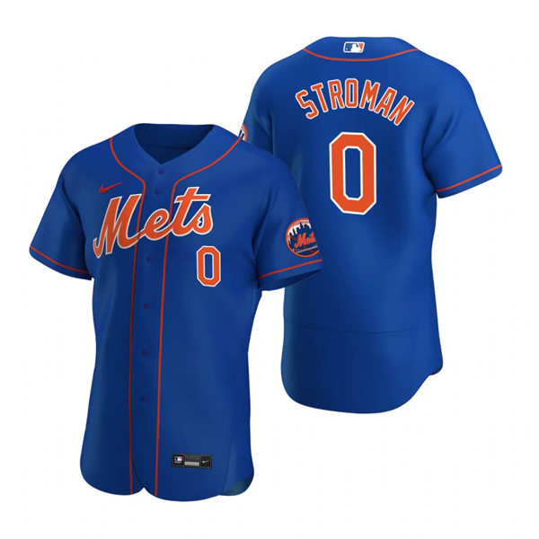 Mens New York Mets #0 Marcus Stroman Stitched Nike Royal Orange FlexBase Jersey Mens New York Mets #0 Marcus Stroman Stitched Nike Royal Orange FlexBase Jersey