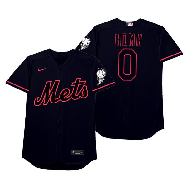 Mnes New York Mets #0 Marcus Stroman Nike Black 2021 Players' Weekend Nickname Hdmh Jersey