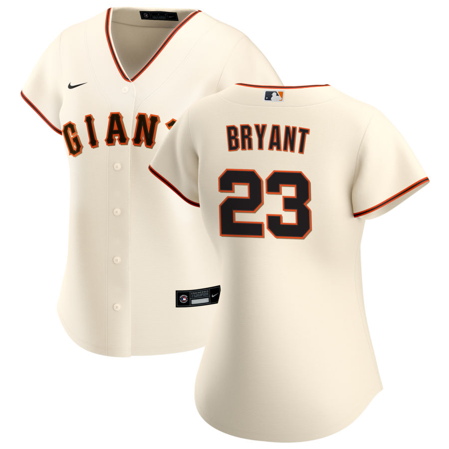 Womens San Francisco Giants #23 Kris Bryant Nike Cream Home CoolBase Jersey