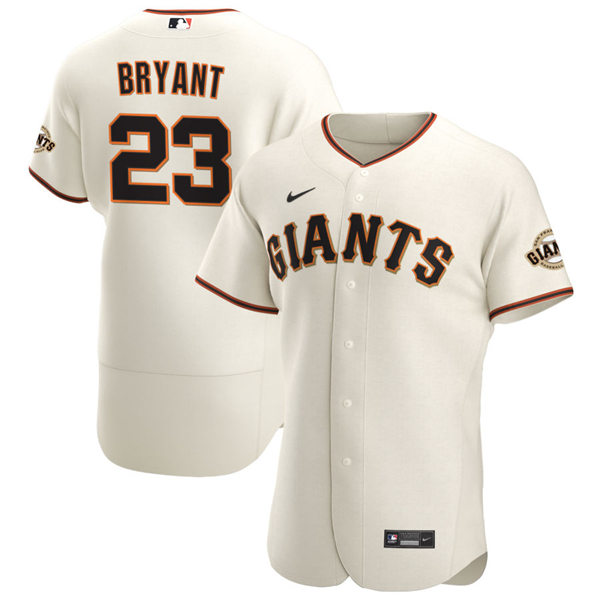 Mens San Francisco Giants #23 Kris Bryant Nike Cream Home FlexBase Jersey