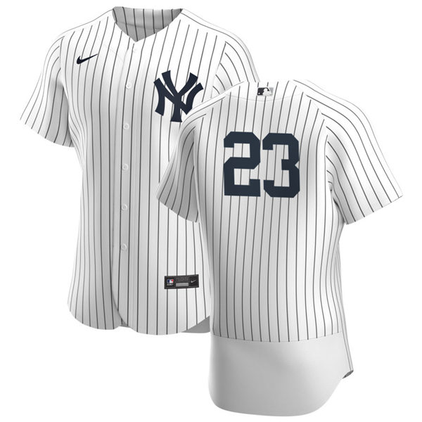 Mens New York Yankees Retired Player #23 Don Mattingly Nike White Home FlexBase Game Jersey Mens New York Yankees Retired Player #23 Don Mattingly Nike White Home FlexBase Game Jersey