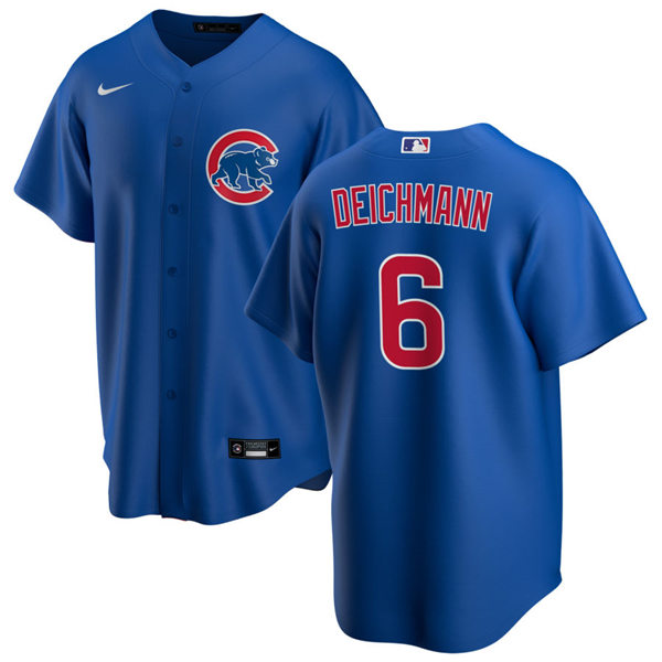 Mens Chicago Cubs #6 Greg Deichmann Nike Royal Alternate CoolBase Player Jersey