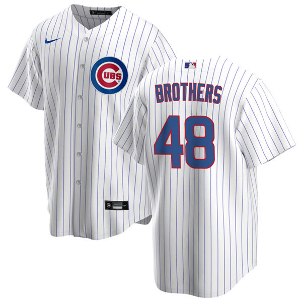 Youth Chicago Cubs #48 Rex Brothers (Nike Home White Jersey
