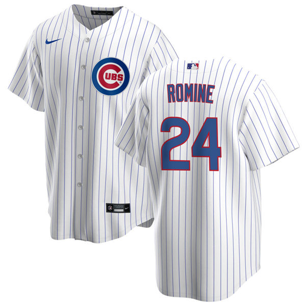 Youth Chicago Cubs #24 Andrew Romine Nike Home White Jersey