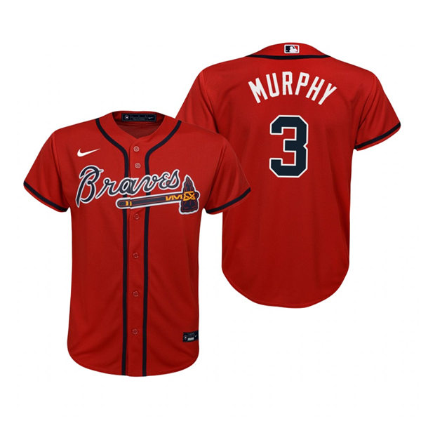 Youth Atlanta Braves #3 Dale Murphy Nike Red Alternate Cool Base Jersey Youth Atlanta Braves #3 Dale Murphy Nike Red Alternate Cool Base Jersey