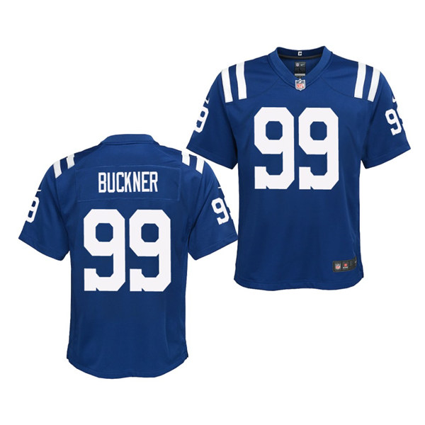 Youth Indianapolis Colts #99 DeForest Buckner Nike Royal Vapor Limited Jersey Youth Indianapolis Colts #99 DeForest Buckner Nike Royal Vapor Limited Jersey