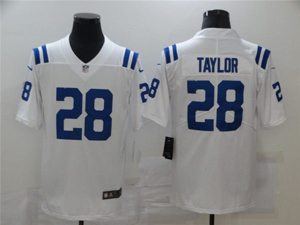 Youth Indianapolis Colts #28 Jonathan Taylor Nike White Vapor Limited Jersey