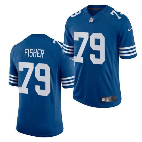 Youth Indianapolis Colts #79 Eric Fisher Nike Royal Alternate Retro Vapor Limited Jersey