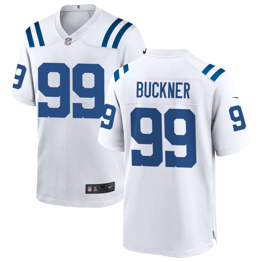 Youth Indianapolis Colts #99 DeForest Buckner Nike White Vapor Limited Jersey