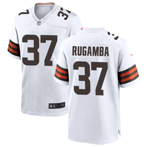 Mens Cleveland Browns #37 Emmanuel Rugamba Nike Brown Home Vapor Limited Jersey Mens Cleveland Browns #37 Emmanuel Rugamba Nike Brown Home Vapor Limited Jersey