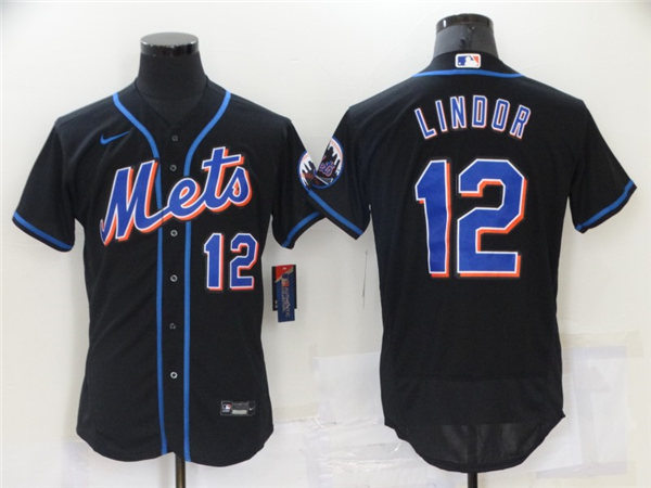 Mens New York Mets #12 Francisco Lindor