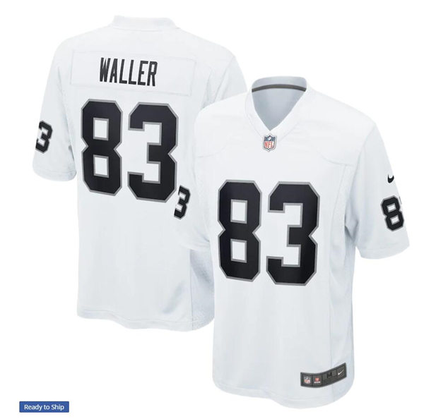 Mens Las Vegas Raiders #83 Darren Waller Nike White Vapor Limited Jersey Mens Las Vegas Raiders #83 Darren Waller Nike White Vapor Limited Jersey