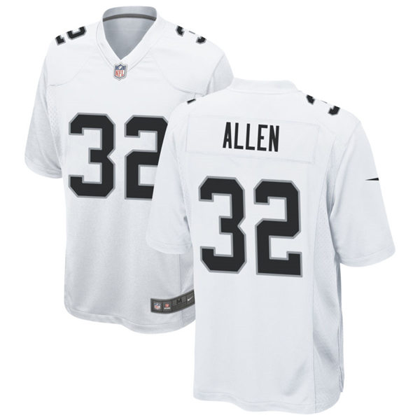 Youth Las Vegas Raiders Retired Player #32 Marcus Allen Nike White Vapor Limited Jersey