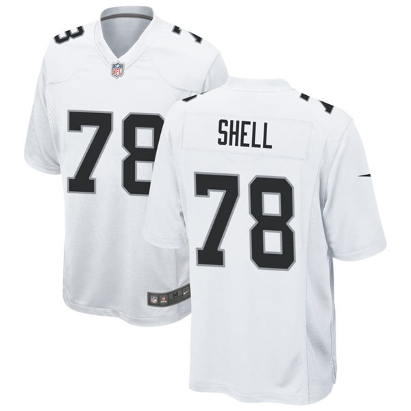 Youth Las Vegas Raiders Retired Player #78 Art Shell Nike White Vapor Limited Jersey Youth Las Vegas Raiders Retired Player #78 Art Shell Nike White Vapor Limited Jersey