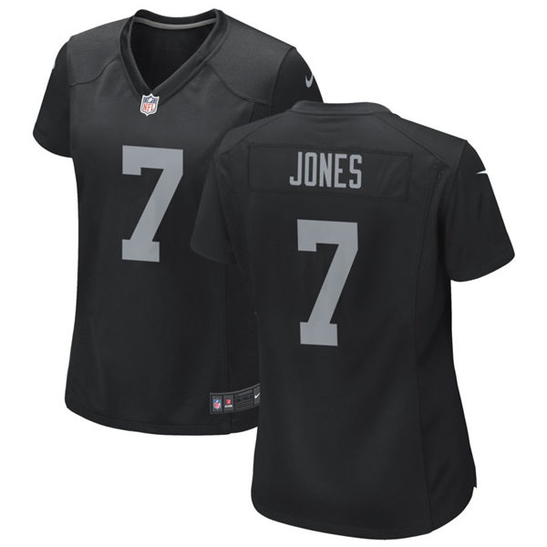 Womens Las Vegas Raiders #7 Zay Jones Nike Black Vapor Limited Jersey Womens Las Vegas Raiders #7 Zay Jones Nike Black Vapor Limited Jersey